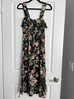 Zara Floral Midi Dress